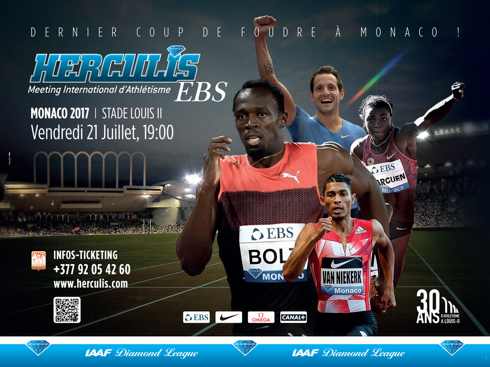 The celebration of Herculis EBS 30 years with the Athletics World ...